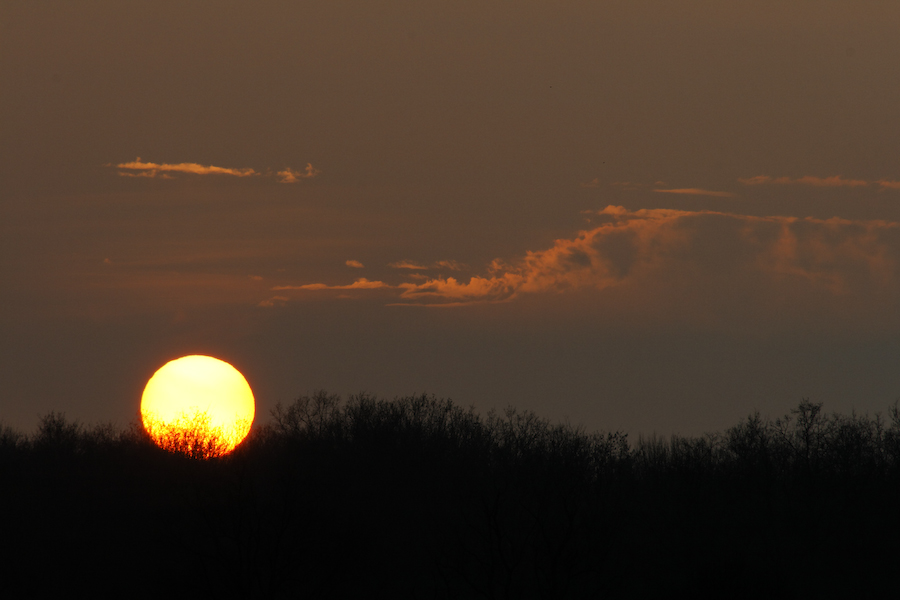 new year sunset